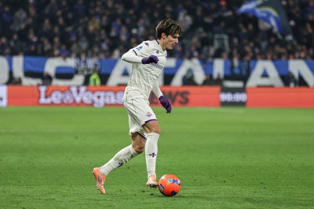 Atalanta v Fiorentina, Serie A football, Bergamo, Italy Bergamo, Italy. 30th, November 2025. Niccolo Fortini (29) of Fiorentina seen during the Serie A match between Atalanta and Fiorentina at New Balance Stadium in Bergamo. Italy, Bergamo  Copyright: xGonzalesxPhoto StefanoxNicolix
