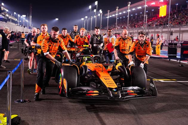 Lando Norris (GBR) - McLaren Formula 1 Team - McLaren MCL39 - Mercedes during the Race of the Formula 1 Qatar Airways Qatar Grand Prix 2025 at Losail International Circuit, ahead of Round 23 of 24 of the 2025 FIA Formula One World Championship, WM, Weltmeisterschaft (November 28-30, 2025).  Copyright: xAlessioxDexMarco IPAxSportx xipa-agency.netx xx IPA_68572092 IPA_Agency_IPA68572092
