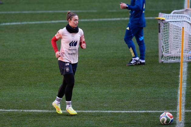 December 1, 2025, Madrid, Madrid, Spain: Alexia Putellas during the training session of the Spain Women s team ahead the UEFA Women s Nations League 2025 Final Second Leg match between Spain and Germany at Riyadh Air Metropolitano stadium on December 01, 2025, in Madrid, Spain. Madrid Spain - ZUMAa181 20251201_zaa_a181_052 Copyright: xDennisxAgyemanx