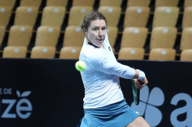 TENNIS - OPEN ANGERS WOMEN - 01 12 2025 Anna-Lena Friedsam of Germany during Open D™ Angers Women 2025, , 01 December 2025 in Trelaze, France- Photo Laurent Lairys TrelazeFrance  Copyright: xLaurentxLairysx