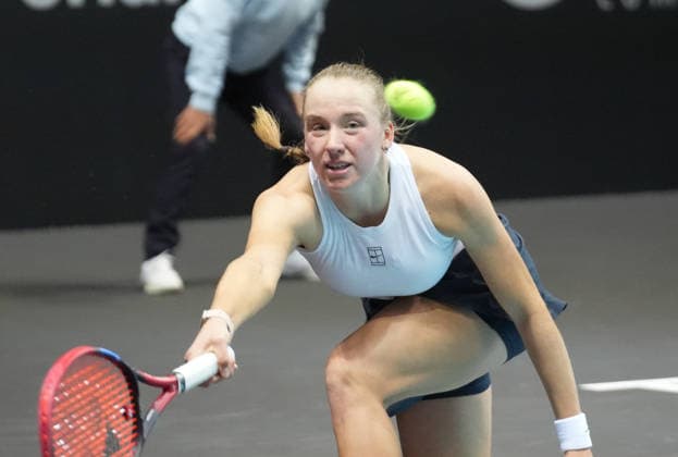 TENNIS - OPEN ANGERS WOMEN - 01 12 2025 Alina Korneeva during Open D™ Angers Women 2025, , 01 December 2025 in Trelaze, France- Photo Laurent Lairys TrelazeFrance  Copyright: xLaurentxLairysx