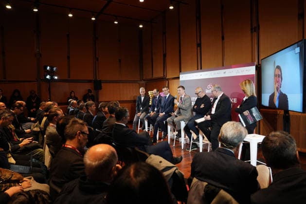 all International Bike Economy Forum before to the presentation of the 2026 Giro d Italia and 2026 Giro d Italia Women in Rome, Monday, December 1, 2025. Sports, cycling  Copyright: xMassimoxPaolone LaPressex