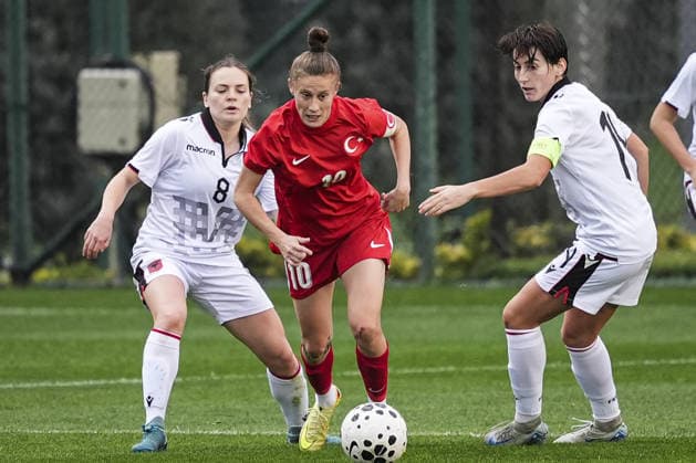 Football, Women, International match, Turkey - Albania