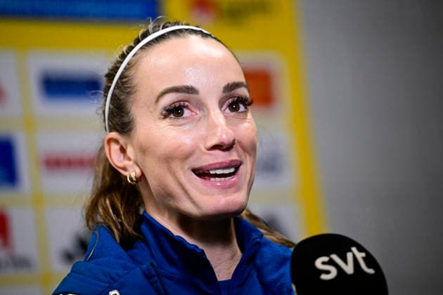 STOCKHOLM, SWEDEN 20251201 National team player Nathalie Björn meets the media after the Swedish women s national team trained at 3Arena ahead of the return match in the Nations League against France on Tuesday STOCKHOLM SWEDEN x10030x  Copyright: xJonasxEkströmer TTx NATIONS LEAGUE WOMEN S NATIONAL TEAM MIXED
