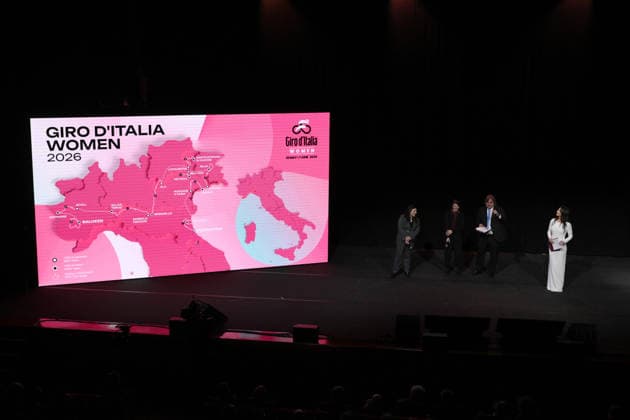 The Giro d™Italia and Giro d™Italia Women 2026 Presentation - Auditorium Parco della Musica Ennio Morricone in Rome, Italy - Monday December 01, 2026. - Cycling  Copyright: xFabrizioxCorradetti LaPressex