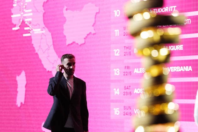 Simon Yates during the presentation of the 2026 Giro d Italia man and women in Rome, Italy - December 1, 2025  Copyright: xMassimoxPaolone LaPressex