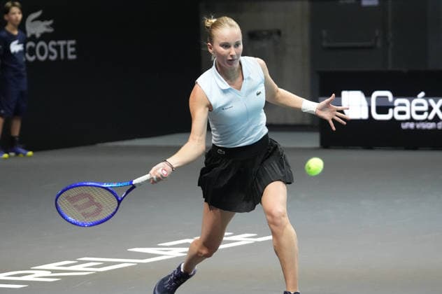 TENNIS - OPEN ANGERS WOMEN - 01 12 2025 Polina Kudermetova during Open D™ Angers Women 2025, , 01 December 2025 in Trelaze, France- Photo Laurent Lairys TrelazeFrance  Copyright: xLaurentxLairysx