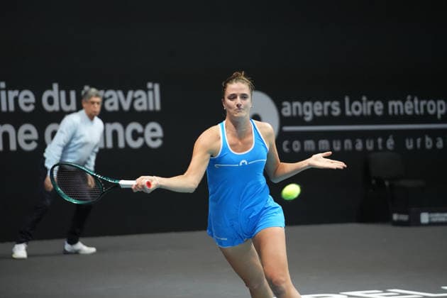 TENNIS - OPEN ANGERS WOMEN - 01 12 2025 Camilla Rosatello of Italia during Open D™ Angers Women 2025, , 01 December 2025 in Trelaze, France- Photo Laurent Lairys TrelazeFrance  Copyright: xLaurentxLairysx