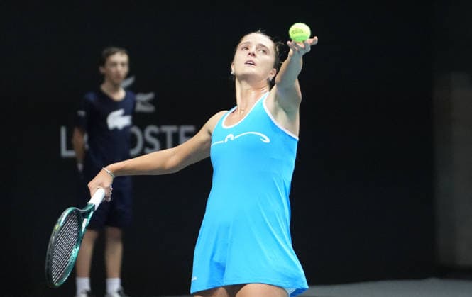 TENNIS - OPEN ANGERS WOMEN - 01 12 2025 Camilla Rosatello of Italia during Open D™ Angers Women 2025, , 01 December 2025 in Trelaze, France- Photo Laurent Lairys TrelazeFrance  Copyright: xLaurentxLairysx