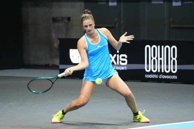 TENNIS - OPEN ANGERS WOMEN - 01 12 2025 Camilla Rosatello of Italia during Open D™ Angers Women 2025, , 01 December 2025 in Trelaze, France- Photo Laurent Lairys TrelazeFrance  Copyright: xLaurentxLairysx