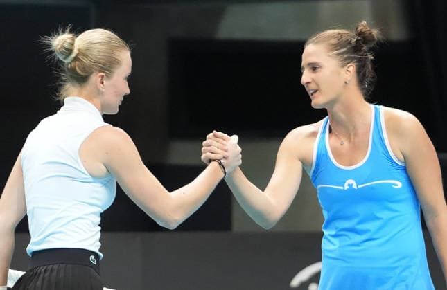 TENNIS - OPEN ANGERS WOMEN - 01 12 2025 Polina Kudermetova and Polina Kudermetova during Open D™ Angers Women 2025, , 01 December 2025 in Trelaze, France- Photo Laurent Lairys TrelazeFrance  Copyright: xLaurentxLairysx