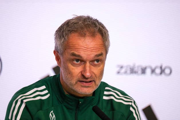 Madrid, Germany 01 December 2025 UEFA Nations League Women Final Closing PK 2025 Spain vs Germany In the picture national coach Christian Wück Wueck Germany at the final press conference in Madrid Estado Metropolitano Copyright: xFotostandx xFantinix