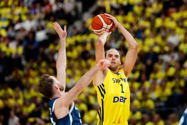 Basketball, World Championship Qualifier, Sweden - Slovenia