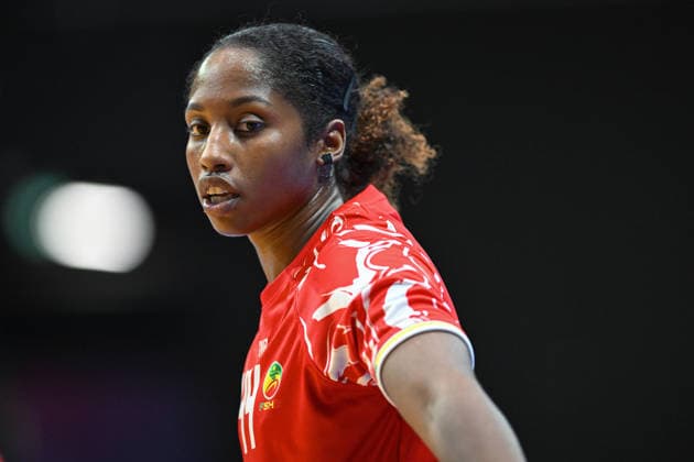 Netherlands, Handball, Womens World Championship 2025, Senegal vs Iran, 01 12 2025, Maaspoort Sports Events, s Hertogenbosch, Netherlands, Raissa Dapina Senegal, 44 Copyright: xMarkusxVerwimpx