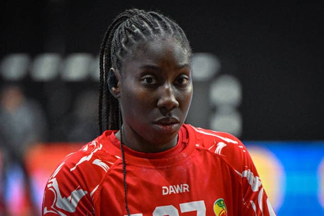 Netherlands, Handball, Womens World Championship 2025, Senegal vs Iran, 01 12 2025, Maaspoort Sports Events, s Hertogenbosch, Netherlands, Dienaba Sy Senegal, 27 Copyright: xMarkusxVerwimpx