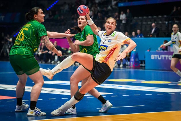 Linn Blohm Sweden, 7 GER, Sweden Brazil, Handball World Championship, Preliminary Round, Group G, 01 12 2025 GER, Sweden Brazil, Handball World Championship, Preliminary Round, Group G, 01 12 2025 Stuttgart Copyright: xSandyxDinkelackerx EP_SDR
