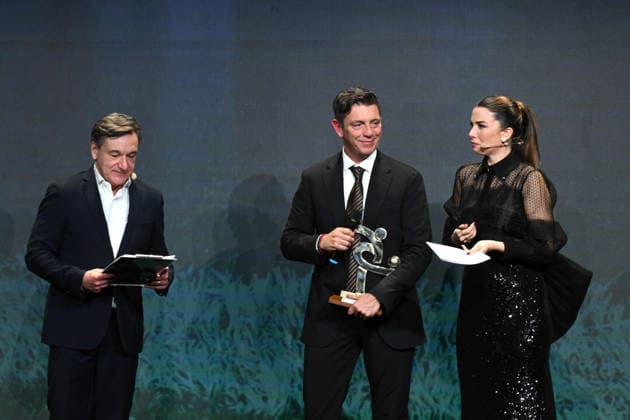 Milan, AIC Football Gala 2025 - Federica Masolin, Fabio Caressa, Gianluca Rocchi  Copyright: xManuekexMangiarottix xipa-agency.netx xMangiarotti Terenghix IPA_Agency_IPA68608719