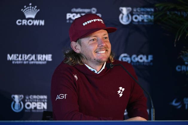 Golf, Australian Open in Melbourne, Press conference