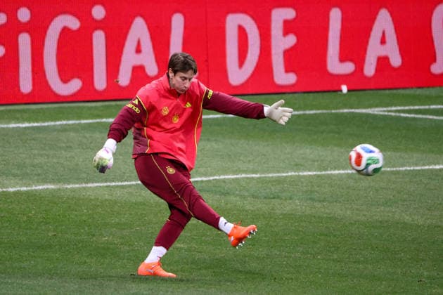 Madrid, Germany 01 December 2025 UEFA Nations League Women Final Final training 2025 Spain vs Germany In the picture goalkeeper Ann Katrin Berger Germany at the final training before the Women™s Nations League final match against Spain in Madrid Estado Metropolitano Copyright: xFotostandx xFantinix