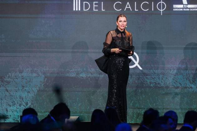 Federica Masolin seen during the Gran Galà del Calcio 2025 Oscar del Calcio Awards AIC at Spazio Antologico East End Studios in Milan Milan Italy Copyright: xBEAUTIFULxSPORTS Carabellix
