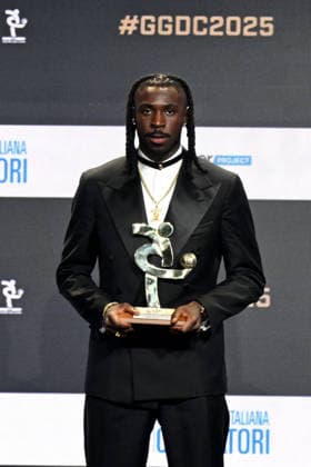 Milan, AIC Football Grand Gala 2025 - Moise Kean  Copyright: xManuekexMangiarottix xipa-agency.netx xMangiarotti Terenghix IPA_Agency_IPA68610842  Copyright: xIMAGO ManuekexMangiarottix xipa-agency.netx xIMAGO IndependentxPhotoxAgencyxInt.x IPA_Agency_IPA68610842