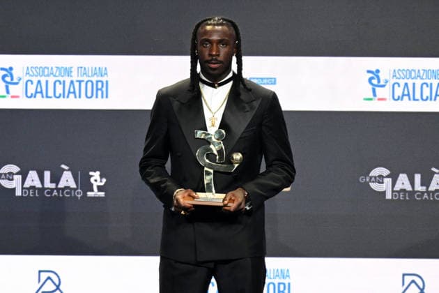 Milan, AIC Football Grand Gala 2025 - Moise Kean  Copyright: xManuekexMangiarottix xipa-agency.netx xMangiarotti Terenghix IPA_Agency_IPA68610843  Copyright: xIMAGO ManuekexMangiarottix xipa-agency.netx xIMAGO IndependentxPhotoxAgencyxInt.x IPA_Agency_IPA68610843