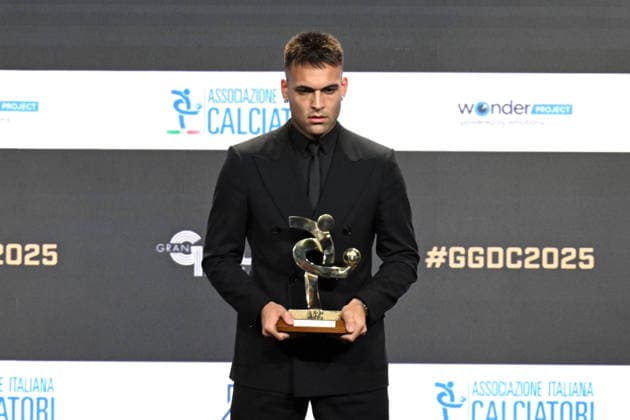 Milan, AIC 2025 Football Gala - Lautaro Martinez  Copyright: xManuekexMangiarottix xipa-agency.netx xMangiarotti Terenghix IPA_Agency_IPA68610845  Copyright: xIMAGO ManuekexMangiarottix xipa-agency.netx xIMAGO IndependentxPhotoxAgencyxInt.x IPA_Agency_IPA68610845