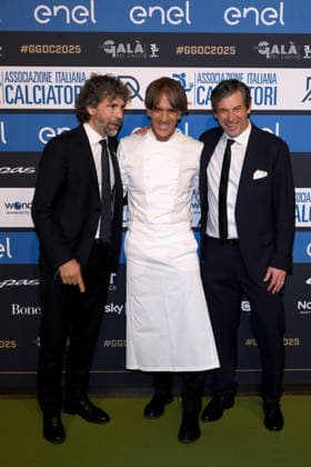 Milan, AIC Football Grand Gala 2025 - Damiano Tommasi, Demetrio Albertini, Davide Odani  Copyright: xAlbertoxTerenghix xipa-agency.netx xMangiarotti Terenghix IPA_Agency_IPA68613042
