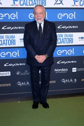 Milan, AIC 2025 Football Gala - Aurelio De Laurentiis  Copyright: xAlbertoxTerenghix xipa-agency.netx xMangiarotti Terenghix IPA_Agency_IPA68613104
