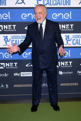Milan, AIC 2025 Football Gala - Aurelio De Laurentiis  Copyright: xAlbertoxTerenghix xipa-agency.netx xMangiarotti Terenghix IPA_Agency_IPA68613109