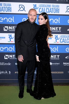 Milan, AIC Football Gala 2025 - Federico Dimarco, Giulia Mazzoccato  Copyright: xAlbertoxTerenghix xipa-agency.netx xMangiarotti Terenghix IPA_Agency_IPA68613152