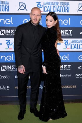 Milan, AIC Football Gala 2025 - Federico Dimarco, Giulia Mazzoccato  Copyright: xAlbertoxTerenghix xipa-agency.netx xMangiarotti Terenghix IPA_Agency_IPA68613156