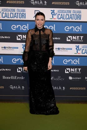 Milan, AIC Football Gala 2025 - Federica Masolin  Copyright: xAlbertoxTerenghix xipa-agency.netx xMangiarotti Terenghix IPA_Agency_IPA68613207
