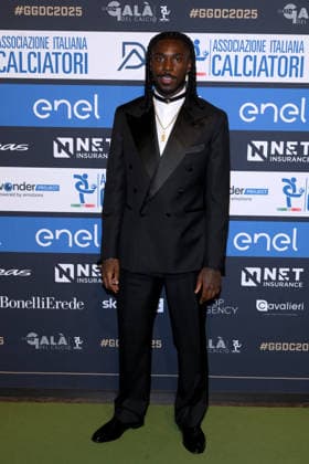 Milan, AIC Football Grand Gala 2025 - Moise Kean  Copyright: xAlbertoxTerenghix xipa-agency.netx xMangiarotti Terenghix IPA_Agency_IPA68613270