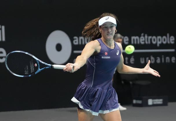 TENNIS - OPEN ANGERS WOMEN - 02 12 2025 Zeynep Sonmez of Turquie during Open D™ Angers Women 2025, , 02 December 2025 in Trelaze, France- Photo Laurent Lairys TrelazeFrance  Copyright: xLaurentxLairysx