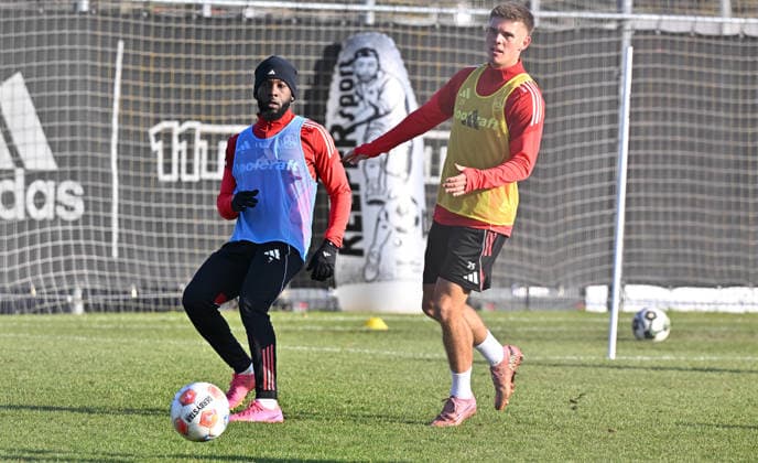 02 12 2025 Soccer 2 Soccer Bundesliga Season 2025 2026 1 FC Nürnberg Nuernberg FCN Club Training Sportfoto Zink xwoxzix Mickael Mickaël Biron 7, 1 FC Nürnberg FCN Finn Ole Becker 25, 1 FC Nürnberg FCN