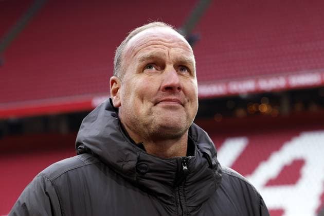 AMSTERDAM - FC Groningen coach Dick Lukkien before the Dutch Eredivisie match between AFC Ajax and FC Groningen at the Johan Cruijff ArenA on December 2, 2025, in Amsterdam, Netherlands. ANP Hollandse Hoogte MAURICE VAN STEEN Eredivisie 2025-2026 xVIxANPxSportx xMauricexvanxSteenxIVx 543666670 originalFilename: 543666670.jpg