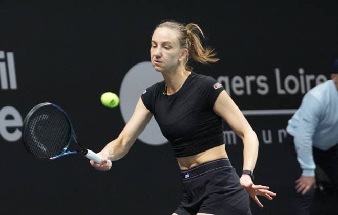 TENNIS - OPEN ANGERS WOMEN - 02 12 2025 Mona Barthel of Germany during Open D™ Angers Women 2025, , 02 December 2025 in Trelaze, France- Photo Laurent Lairys TrelazeFrance  Copyright: xLaurentxLairysx