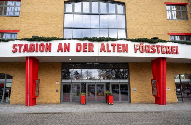 Soccer, Men, Season 2025 2026, 1 Bundesliga, 1 FC Union Berlin, Christmas decorated stadium An der Alten Försterei 02 12 2025, Copyright: xMatthiasxKochx