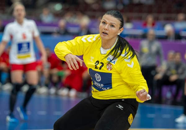 Gordana Petkovic Serbia, 27 27th IHF Womens Handball World Championship, WM, World Championship 2025, Spain Serbia, GER, Dortmund, Westfalenhalle Copyright: HMBxMedia xMarcoxBader
