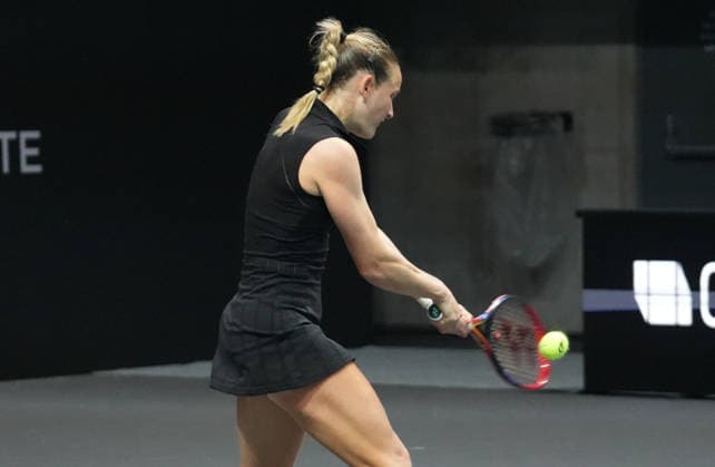 TENNIS - OPEN ANGERS WOMEN - 02 12 2025 Fiona Ferro of France during Open D™ Angers Women 2025, , 02 December 2025 in Trelaze, France- Photo Laurent Lairys TrelazeFrance  Copyright: xLaurentxLairysx