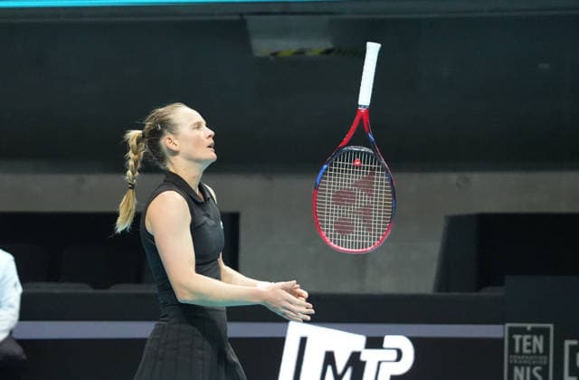 TENNIS - OPEN ANGERS WOMEN - 02 12 2025 Fiona Ferro of France during Open D™ Angers Women 2025, , 02 December 2025 in Trelaze, France- Photo Laurent Lairys TrelazeFrance  Copyright: xLaurentxLairysx