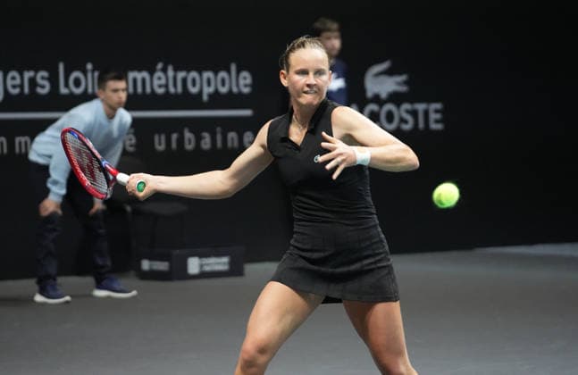 TENNIS - OPEN ANGERS WOMEN - 02 12 2025 Fiona Ferro of France during Open D™ Angers Women 2025, , 02 December 2025 in Trelaze, France- Photo Laurent Lairys TrelazeFrance  Copyright: xLaurentxLairysx