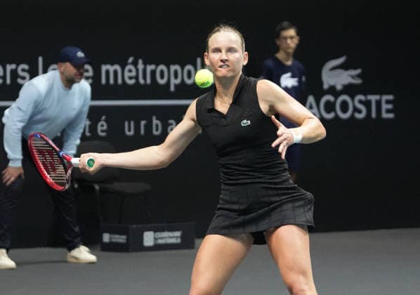 TENNIS - OPEN ANGERS WOMEN - 02 12 2025 Fiona Ferro of France during Open D™ Angers Women 2025, , 02 December 2025 in Trelaze, France- Photo Laurent Lairys TrelazeFrance  Copyright: xLaurentxLairysx
