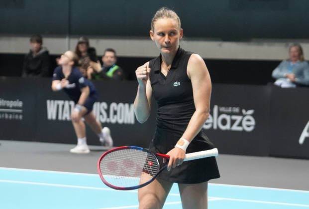 TENNIS - OPEN ANGERS WOMEN - 02 12 2025 Fiona Ferro of France during Open D™ Angers Women 2025, , 02 December 2025 in Trelaze, France- Photo Laurent Lairys TrelazeFrance  Copyright: xLaurentxLairysx