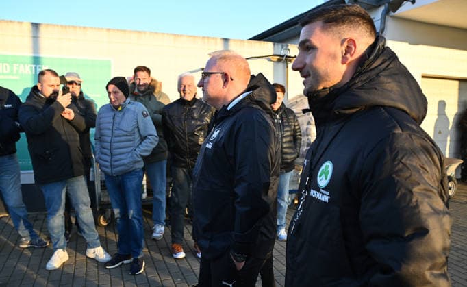 02.12.2025 - Fussball - 2. Bundesliga - Saison 2025 2026 - SpVgg Greuther Fürth Fuerth ( Kleeblatt ) - Training - - xwoxzix - Heiko Vogel ( Trainer SpVgg Greuther Fürth ) Aleksandro Petrovic ( Co-Trainer SpVgg Greuther Fürth )