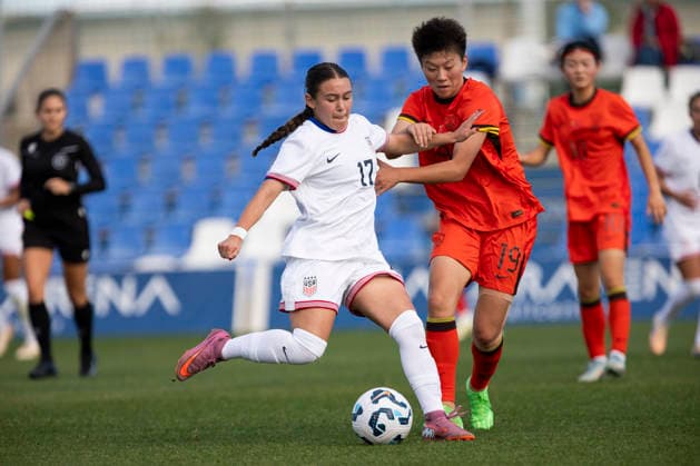 Football, Women, U20, USA - China