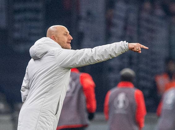 Soccer, Men, Season 2025 2026, DFB Cup Round of 16 , Hertha BSC 1 FC Kaiserslautern, Coach Torsten Lieberknecht Kaiserslautern , 02 12 2025, Copyright: xSebastianxRäppold MatthiasxKochx