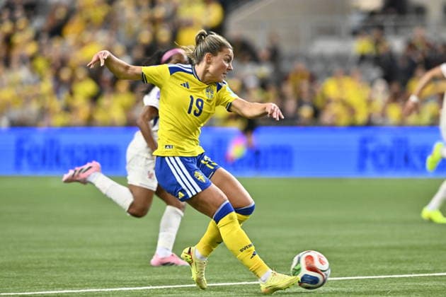 STOCKHOLM, SWEDEN 20251202 Swedens Johanna Rytting Kaneryd during the Nations League bronze medal match between Sweden and France at 3Arena on Tuesday evening STOCKHOLM SWEDEN x10030x  Copyright: xJonasxEkströmer TTx NATIONS LEAGUE SVERIGE-FRANKRIKE