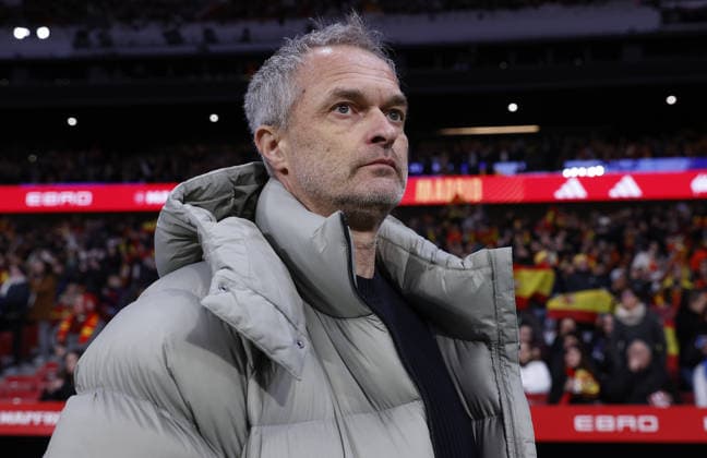 Spain v Germany - UEFA Women s Nations League 2025 Final Second Leg MADRID, SPAIN - DECEMBER 02: Head coach of Germany Christian Wuck during the UEFA Women s Nations League 2025 final second leg match between Spain and Germany at Estadio Metropolitano on December 02, 2025 in Madrid, Spain. Burak Akbulut Anadolu Madrid Spain. Editorial use only. Please get in touch for any other usage.  Copyright: x2025xAnadoluxBurakxAkbulutx